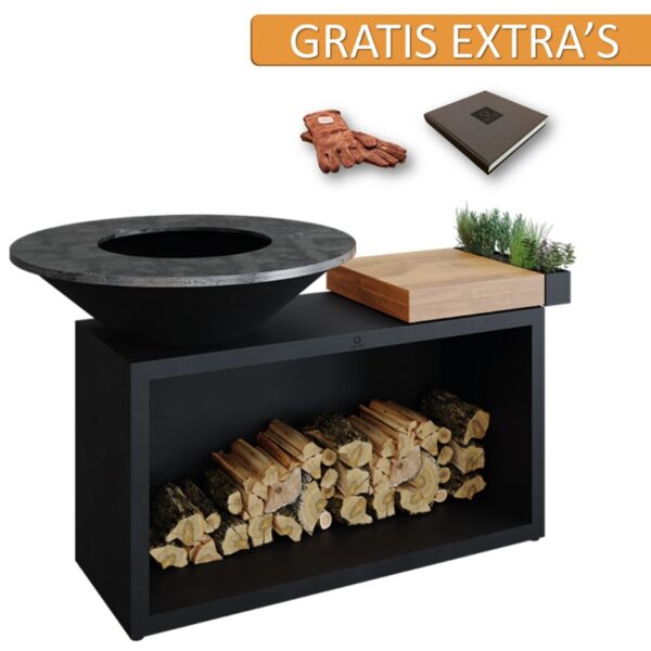 ofyr island black 100 teak hout met gratis extra 's