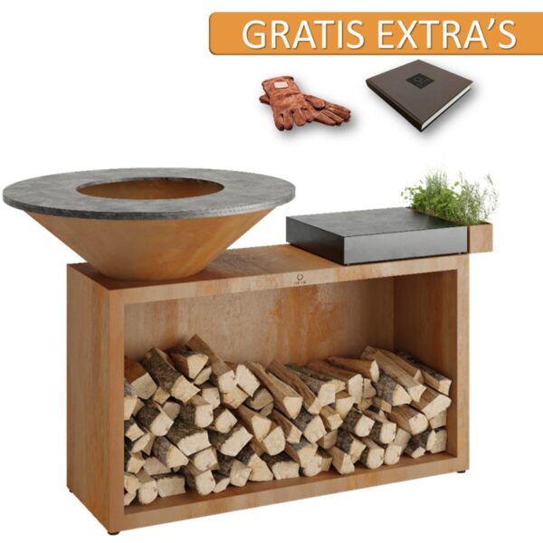 ofyr island corten 85 keramiek met gratis extra 's