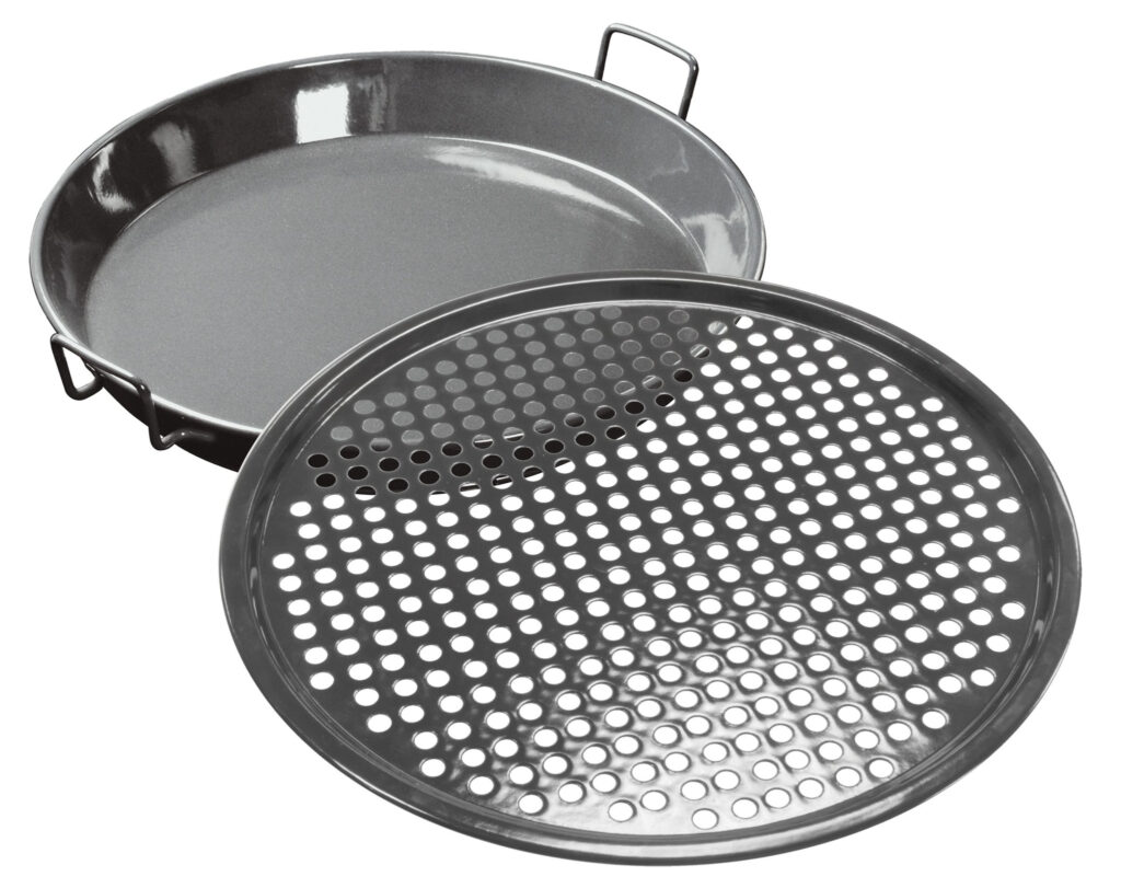 bbq accessoire pizza plaat middel set 2 van stuks