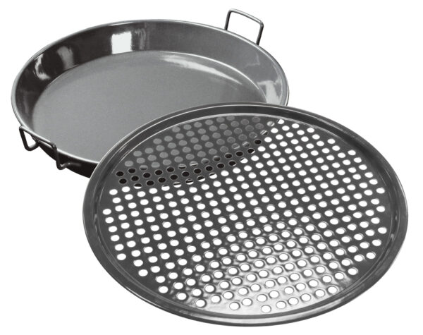 bbq accessoire pizza plaat klein set 2 van stuks