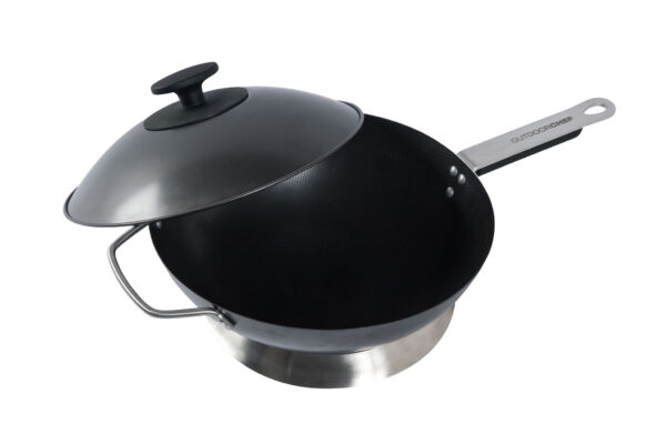 bbq accessoire wokpan incl deksel