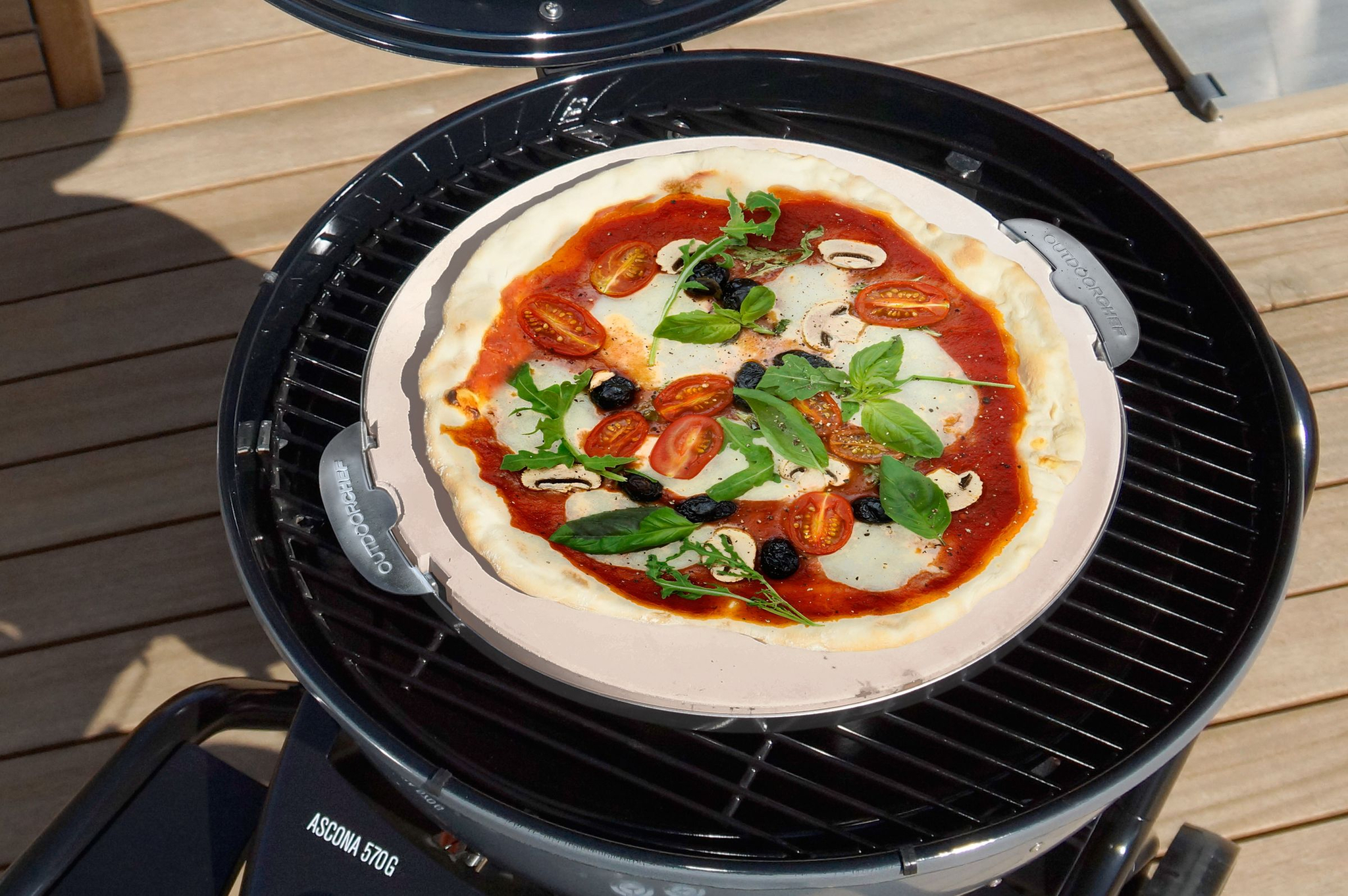 bbq accessoire pizza steen voor type 420/480