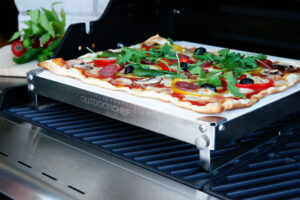 bbq accessoire pizzasteen dualchef