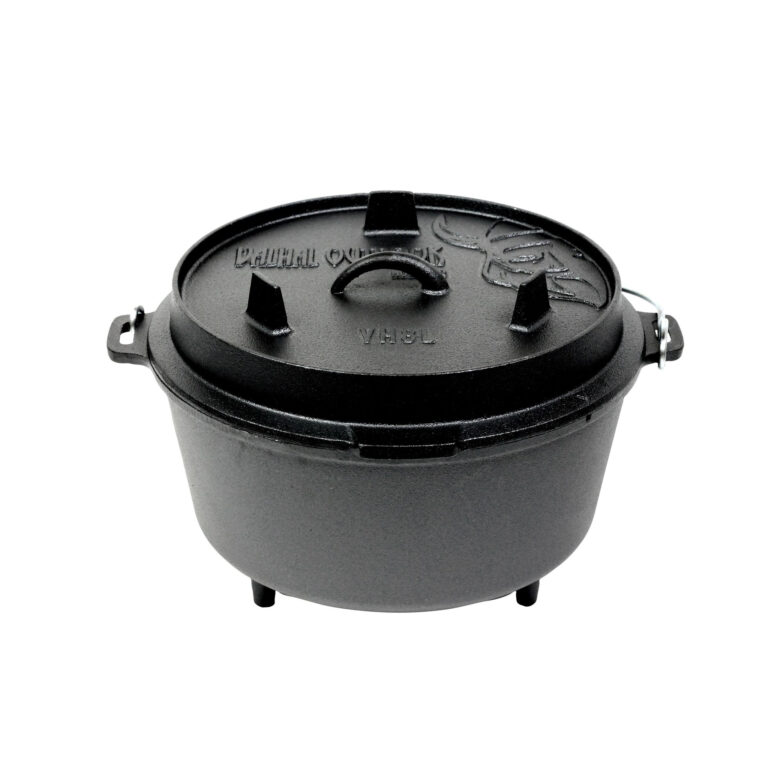 Valhal Dutch Oven Gietijzer met Pootjes Outdoor 8 Liter