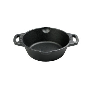 skillet gietijzer met handgrepen 15 cm