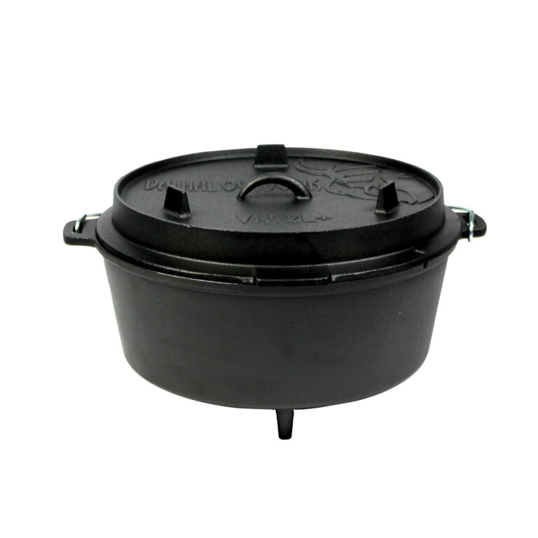 Valhal Dutch Oven Gietijzer met Pootjes Outdoor 12 Liter