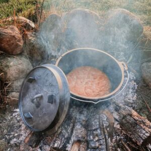 dutch oven braadpan gietijzer 8 liter