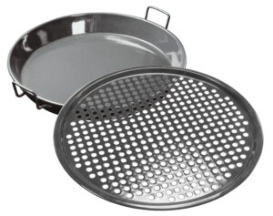 outdoorchef bbq accessoire pizza plaat middel set 2 van stuks