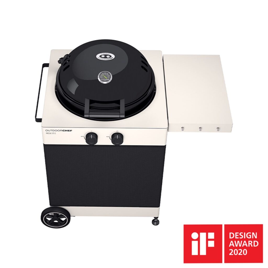 outdoorchef arosa 570 g tex 30mbar met uitwisselbaar front